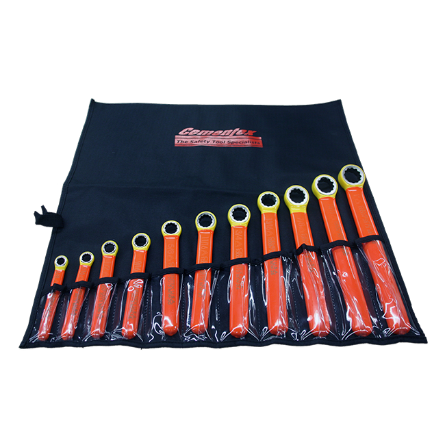 Juego de 11 piezas de herramienta aislada de llave SKU IBEWS-11